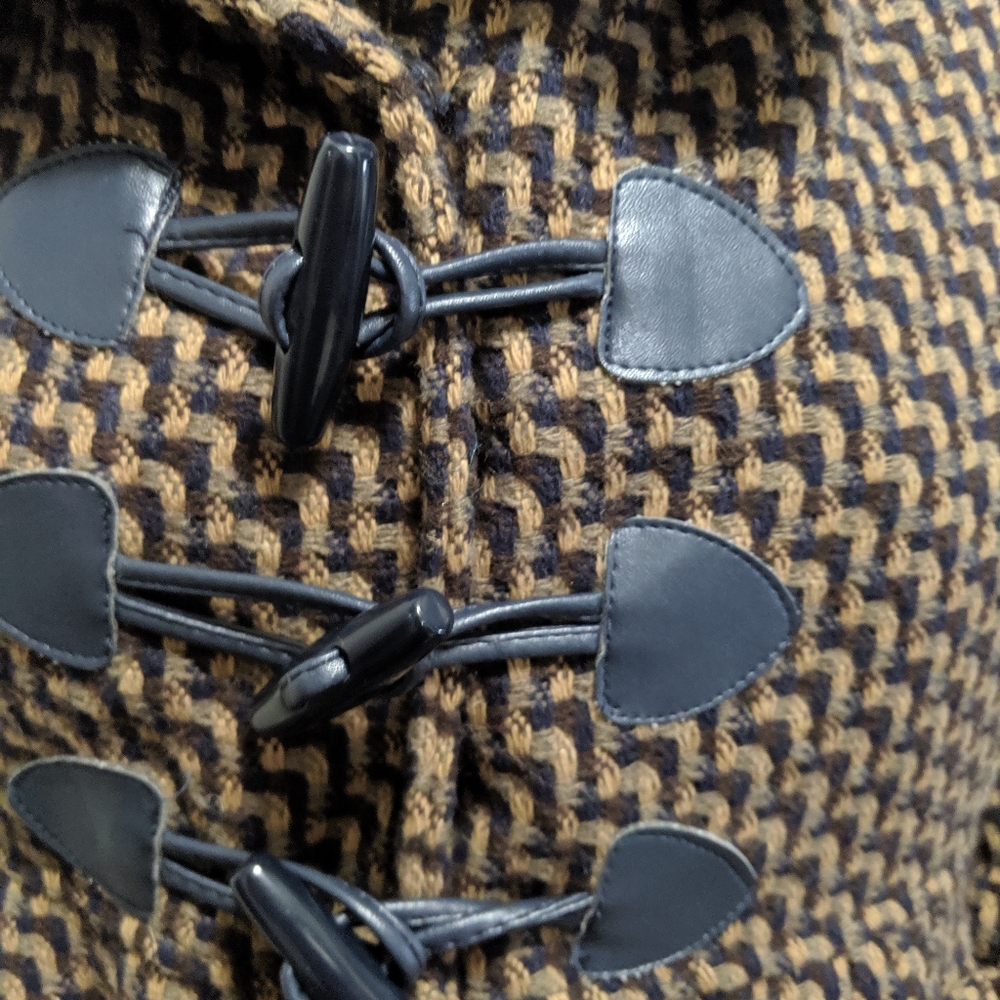 EUC ~ COFFEESHOP Tweed Toggle Button Blazer - Picture 3 of 7